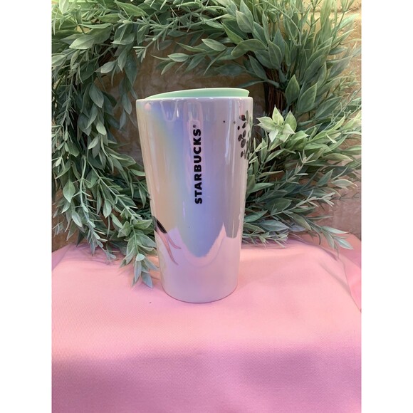 Starbucks Limited Edition Winter 2021 Mint Siren Double Wall Tumbler 12 OZ - Picture 3 of 8